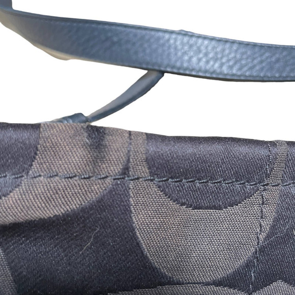 Coach Signature Optic Logo Chain Duffle Shoulder Bag Purse 19730 - Picture 8 of 16